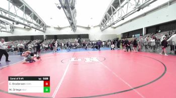 110-I lbs Consi Of 8 #1 - Chase Brodersen, Iron Horse vs Matty Ortega, Yale Street