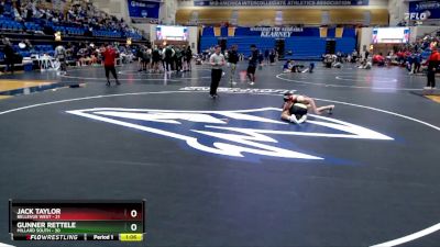 120 lbs Round 3 - Gunner Rettele, Millard South vs Jack Taylor, Bellevue West