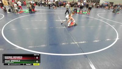 88 lbs Cons. Round 3 - Noah Sprenkle, South Dakota vs Dominic DeMarco, Askren Wrestling Academy