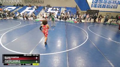 127-132 lbs Round 1 - Porter Daniels, Cougars Wrestling Club vs Elijah Fusitua, Westlake