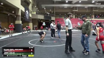 95 lbs Round 3 - Jerry Sailas, Team Lightning Wrestling Club vs Elijah Snell-Bocardo, Alpha Academy