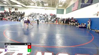 195 lbs Consolation - Damian Nestle, Mascoma Valley vs Connor Comeau, Nashua South