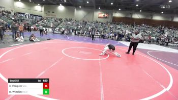 130 lbs Round Of 16 - Ximena Vazquez, USA Gold vs Hailey Worden, Gold Rush Wrestling