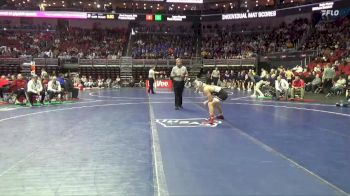 1A-144 lbs Cons. Round 2 - Chance Christensen, Riceville vs Kenny Ness, GTRA