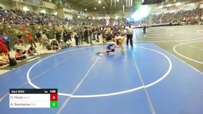 100 lbs Round Of 64 - Devon Florez, Rocky Ford vs Anthony Scartezina, Cedaredge Middle School