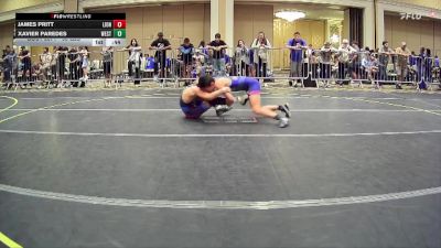 95 lbs Consi Of 16 #2 - James Pritt, Lion Of Judah Wr Ac vs Xavier Paredes, Westlake HS