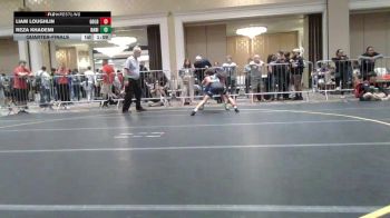 88 lbs Quarterfinal - Liam Loughlin, Golden Backs MRTC vs Reza Khademi, Daniel Cormier Wr Ac