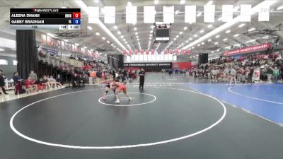 138 lbs Semis & Wb - Aleena Dhanji, Brock Univeristy vs Gabby Bradigan, Elmira College