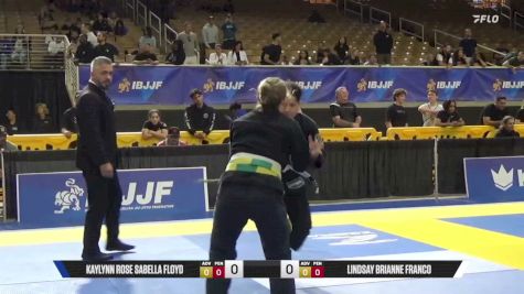 Lindsay Brianne Franco vs Kaylynn Rose Sabella Floyd 2026 Pan Jiu Jitsu IBJJF Championship
