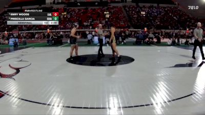 G 185 lbs Semifinal - Priscilla Garcia, Kuna vs Emry Woods, Eagle