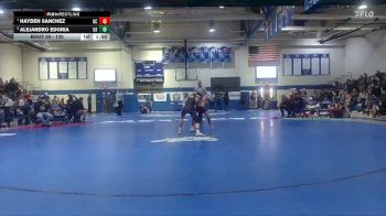132 lbs Quarterfinal - Hayden Sanchez, George County High School vs Alejandro Edoria, Ocean Springs