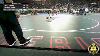 B5A-132 lbs Semifinal - Alex Llanas, Claremore vs Robert Burke, Bishop Kelley
