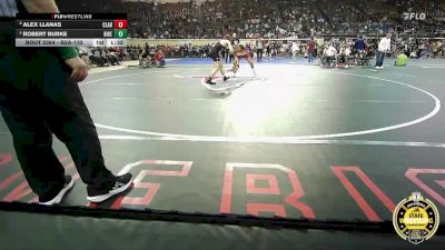B5A-132 lbs Semifinal - Alex Llanas, Claremore vs Robert Burke, Bishop Kelley