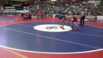 4A 144 lbs Cons. Semi - Tripp Hensley, Mena vs Gavin Garcia, Shiloh Christian School