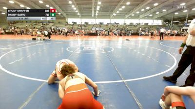 132 lbs Round Of 64 - Brody Shaffer, Superior Elite - HSB vs Danny Gatto, Freakztyle Elite - HSB