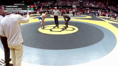 D2-132 lbs Champ. Round 1 - Desmond Childers, Copley vs Cannan Smith, Chillicothe