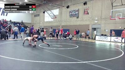 157 lbs Cons. Round 4 - Jesse Gutierrez, Clackamas Community College vs Ethan Owens, Eastern Oregon University (OR)