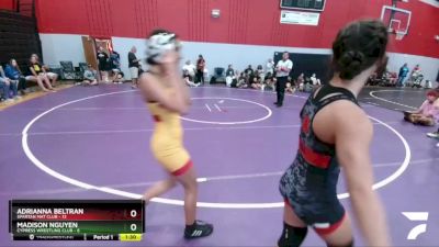 107 lbs Round 5 (8 Team) - Adrianna Beltran, Spartan Mat Club vs Madison Nguyen, Cypress Wrestling Club