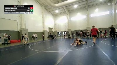 100 lbs Cons. Semi - Kreedyn Evans, Cougars Wrestling Club vs Kutter Wade, Wasatch