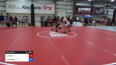 86 kg Round Of 64 - James Lledo, Mat Town USA vs Benjamin Mower, Cowboy RTC