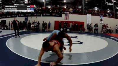 125 kg Cons. Round 2 - John Domencic, RAW (Raleigh Area Wrestling Club ) vs Christian Bell, Charleston Regional Training Center