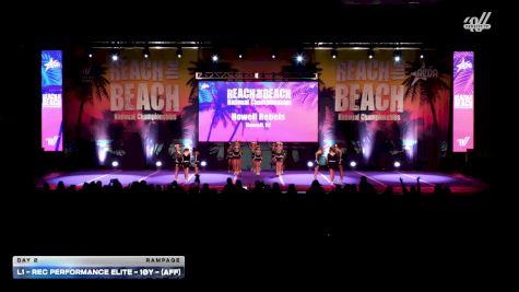 L1 - Rec Performance Elite - 10Y - (AFF) [2026 Day 2 Rampage] 2026 ACDA Reach the Beach Rec Nationals