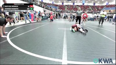 52 lbs Consolation - Keller Goodson, Rough Riders vs Ryker Green, Lions Wrestling Academy