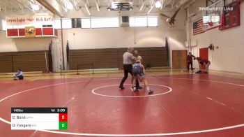 149 lbs Prelims - Cody Bond, Appalachian State vs Daniel Fongaro, Not Rostered