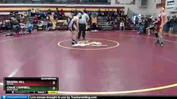 182 lbs Quarterfinal - Braden Hill, Orting vs Chase Campbell, White River