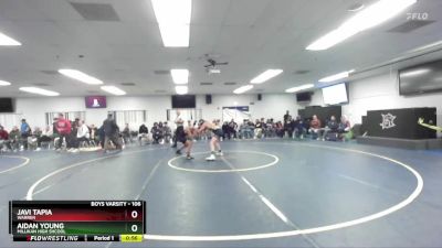 106 lbs Cons. Round 3 - Aidan Young, Millikan High Shcool vs Javi Tapia, Warren