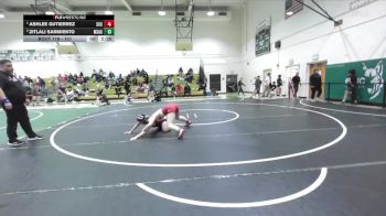 131 lbs 1st Place Match - Ashlee Gutierrez, Sacramento City College vs Zitlali Sarmiento, Mt. San Antonio College
