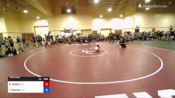 28 lbs Round Of 16 - Sophia Valdez, Betterman Elite Wrestling vs Thomas Rohner, Big Game Wrestling Club