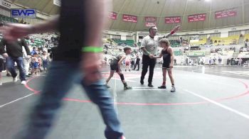 73 lbs Final - Easton Terrell, Springdale Youth Wrestling Club vs Nico Oseguera, Team Conquer Wrestling