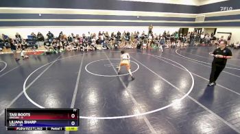 77 lbs Round 3 (6 Team) - Tasi Boots, Oregon vs Liliana Sharp, Utah 1