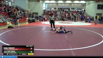 60 lbs Semifinal - Cutter Davis, Arab Youth Wrestling vs Kael Wright, Techfall Wrestling Club