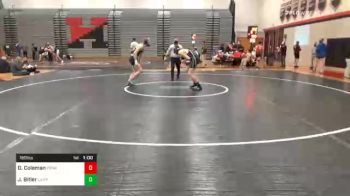 160 lbs Consolation - Dylan Coleman, Penn Manor vs Joel Bitler, Lampeter Strasburg