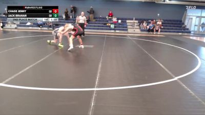 154-169 lbs 2nd Place Match - Jack Branan, Riverside Wrestling Club vs Chase Jenny, Columbus Wrestling Organizatio