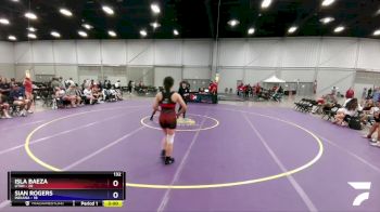 132 lbs Placement Matches (16 Team) - Isla Baeza, Utah vs Sian Rogers, Indiana