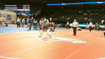 285 Class 2 lbs Quarterfinal - Lucas Jackson, St. James vs Travis Shramek, Mexico