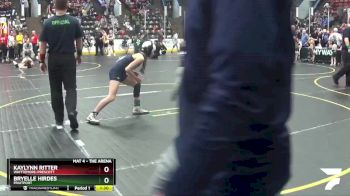 96 lbs 7th Place Match - Bryelle Hirdes, Fruitport vs Kaylynn Ritter, Whittemore-Prescott