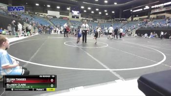 55 lbs Cons. Round 1 - Elijah Tanges, WTC vs Ellisen Clark, Halstead Wrestling Club