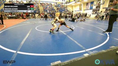 61 lbs Consi Of 4 - Bryer Williams, Locust Grove Youth Wrestling vs Deacon Alfaro, Grove Takedown Club