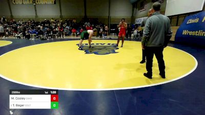 288 lbs Round Of 32 - Mathew Cooley, Oakdale vs Trayvn Boger, South Summit (UT)