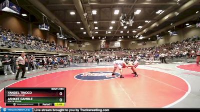 2A 215 lbs Cons. Round 1 - Ashkee Gamble, South Sevier vs Yandel Tinoco, Gunnison Valley