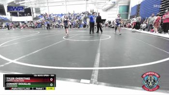 110 lbs Cons. Round 3 - Tyler Overstake, Kansas Young Guns vs Conway Douglas, Clearwater
