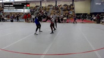 285 lbs Champ. Round 2 - Powis Mensah, MN-West CC vs Joshua King, Harper CC