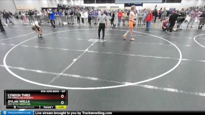 157 lbs Cons. Round 4 - Lyndon Thies, PSF Wrestling Academy vs Dylan Wells, Izzy Style Wrestling