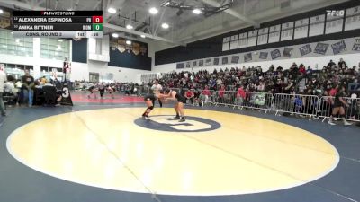 135 lbs Cons. Round 3 - Anika Bittner, Rio Mesa vs Alexandra Espinosa, Palm Desert