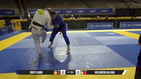 Wellington Leal Dias vs Scott A Cook 2026 Pan Jiu Jitsu IBJJF Championship