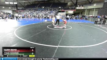 84 lbs Champ. Round 1 - Tyson Huguenin, Deer Park Ironman Wrestling Club vs Gloria Reeves, Marysville Wrestling Club